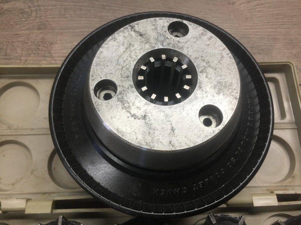 JACOBS SPEED CHUCK #50 W/ 2 1/4 -8 THREADED MOUNT & COLLETS