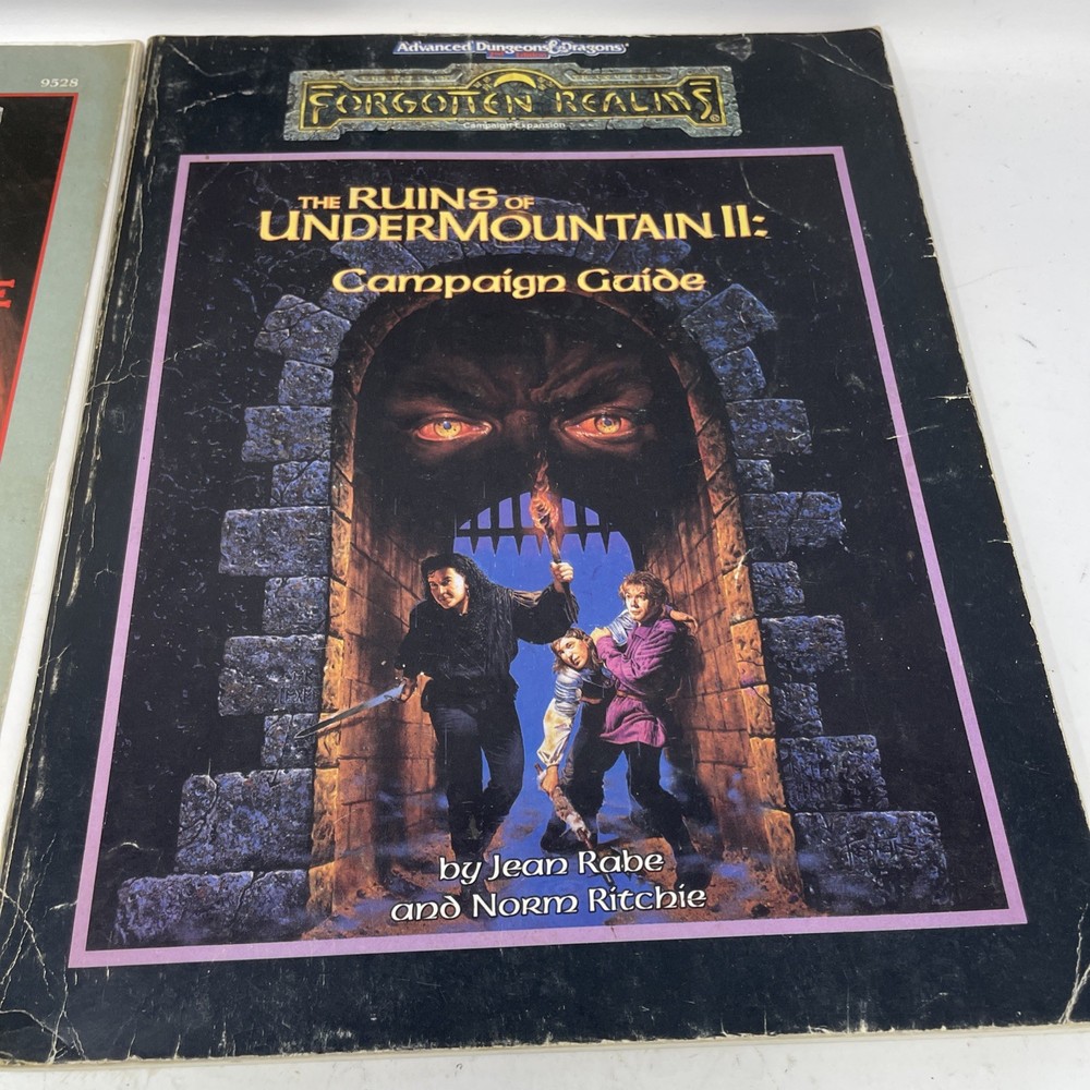 Advanced Dungeons & Dragons 2nd edition Forgotten Realms Undermountain books
