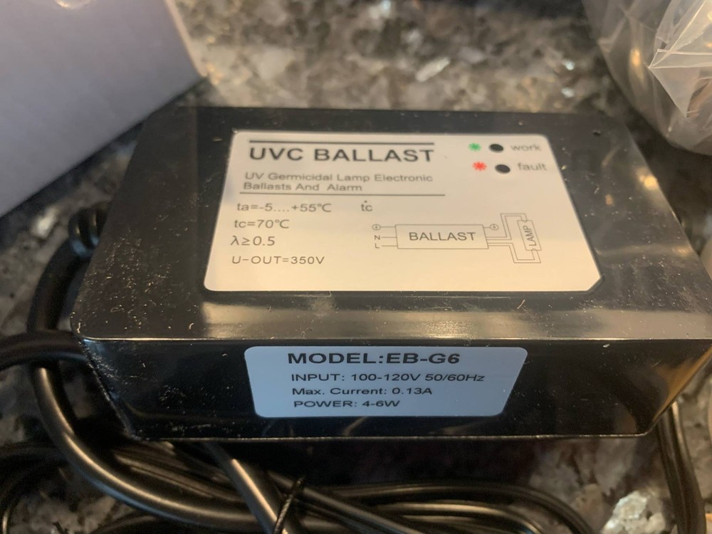 Ultraviolet Light Water Purifier for Reverse Osmosis 0.5 GPM Extra Bulb