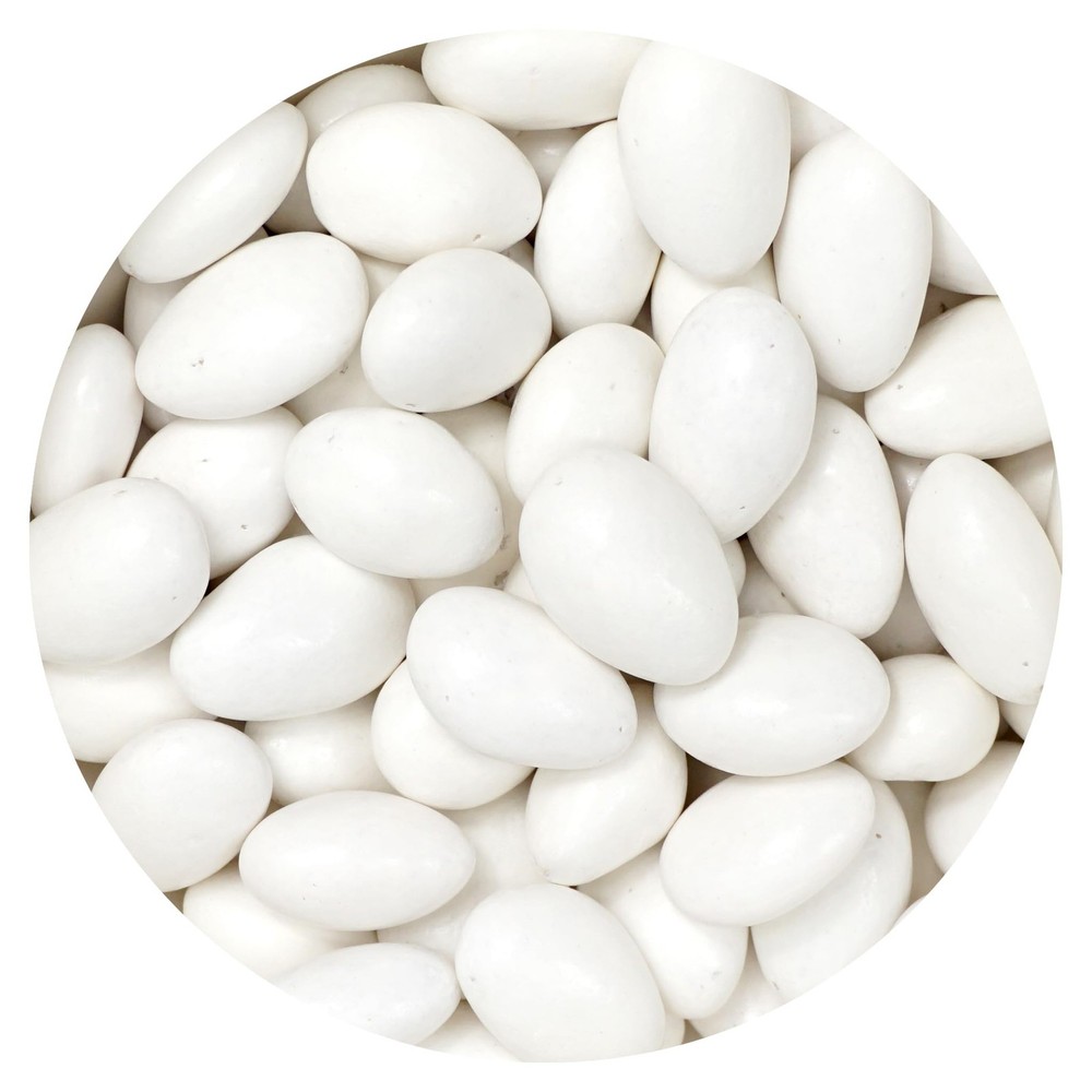 White Jordan Almonds, 2 Pound Almonds Bulk Bag, 2 Pound,