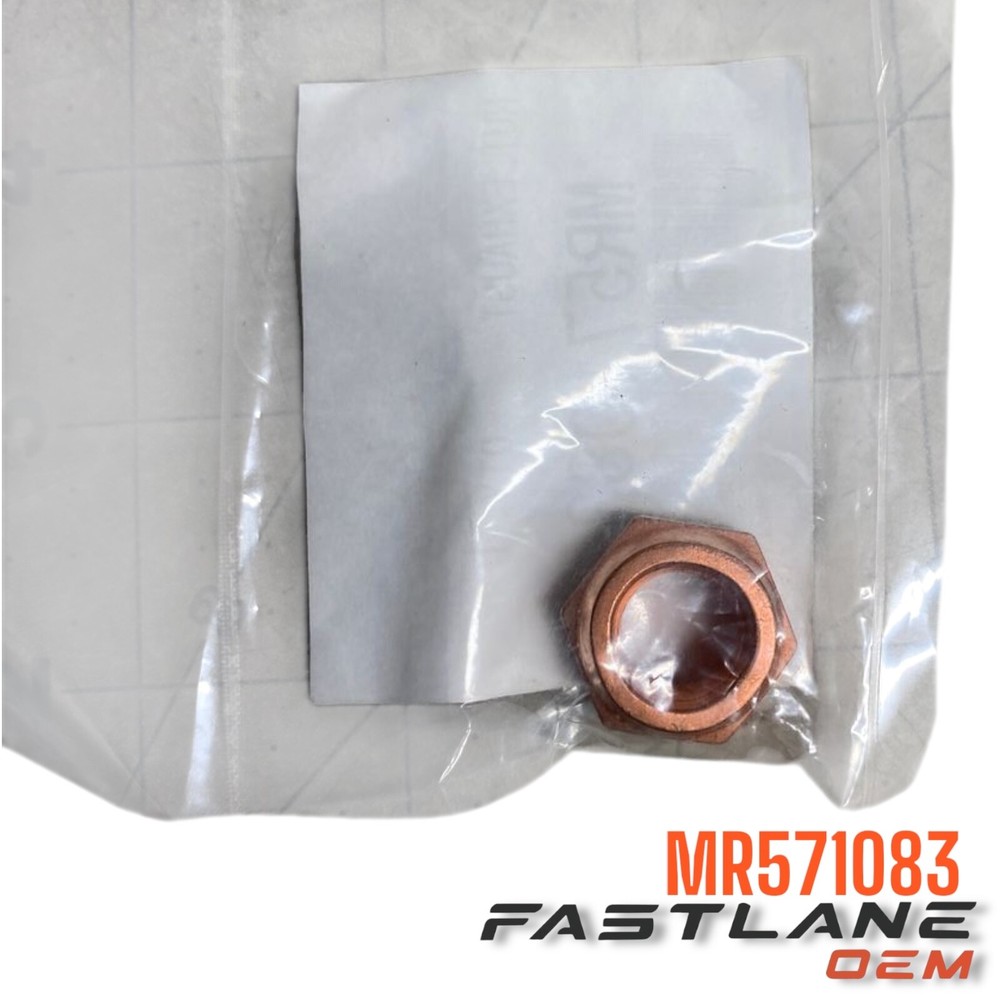 2009-2024 MITSUBISHI LANCER INTERMEDIATE PIPE NUT 2 PCS SET NEW OEM MR571083