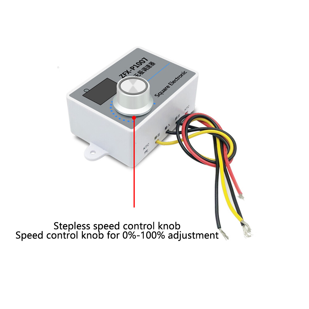 500W Adjustable AC 220V Speed Controller Digital Motor Reducer Speed Regulator