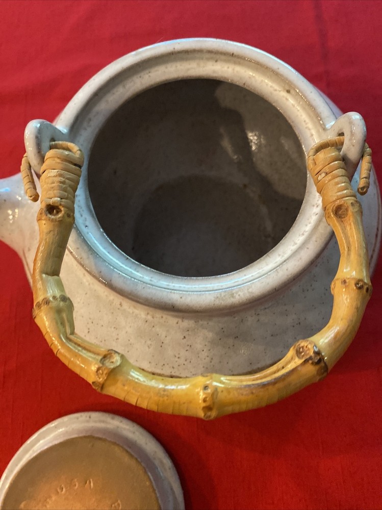 Pottery Craft Glazed Tea Pot