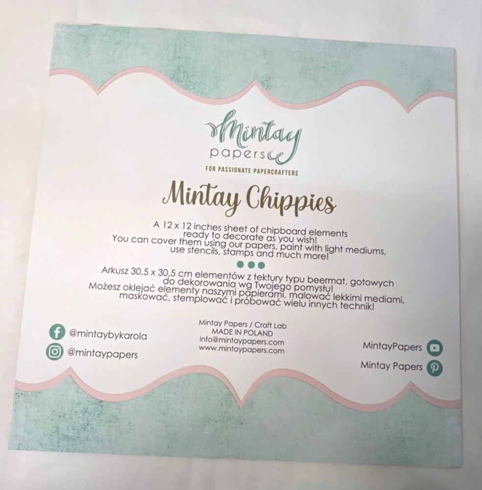 Mintay Chippies Chipboard Decor Elements Spring Set MT-CHIP2-D46