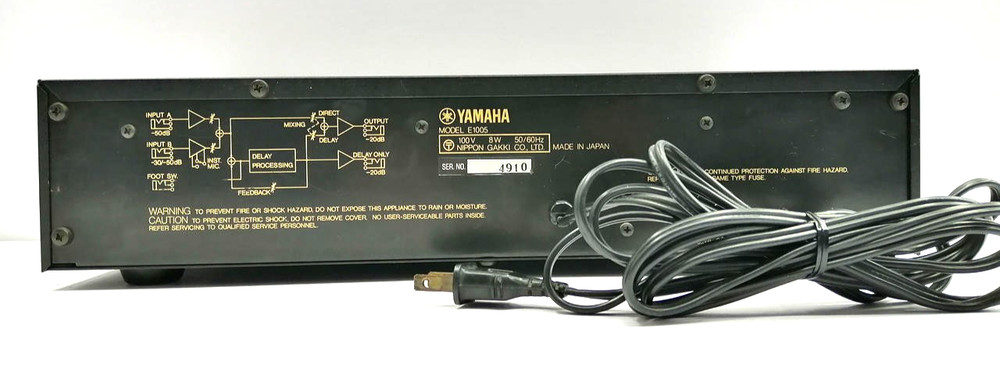YAMAHA Analog Delay Guitar Effect Rack Unit AC100V