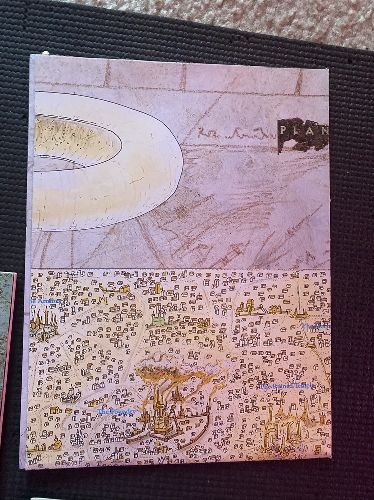 Planescape Campaign Setting box set, AD&D 2600. Missing Screen And 2 Maps