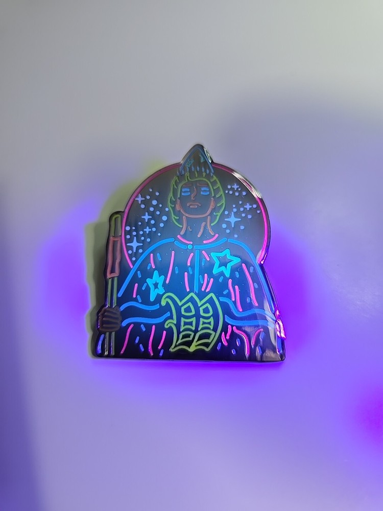 Mike Wheeler the Wizard Pin Netflix Stranger Things Neon Blacklight