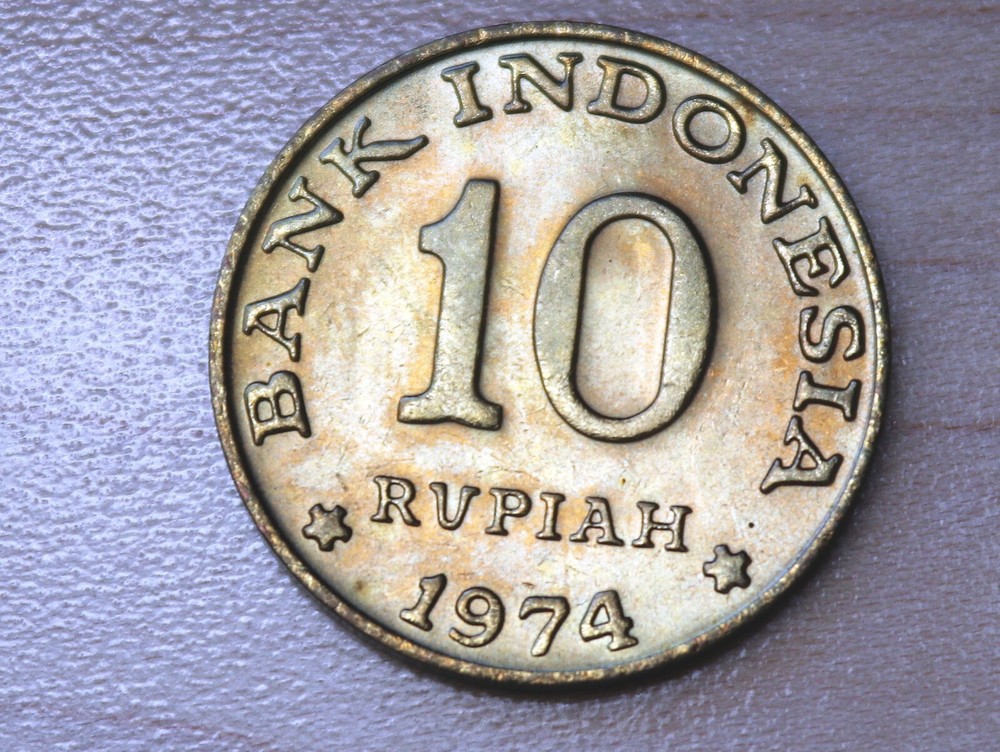 1974 Indonesia 10 Rupiah