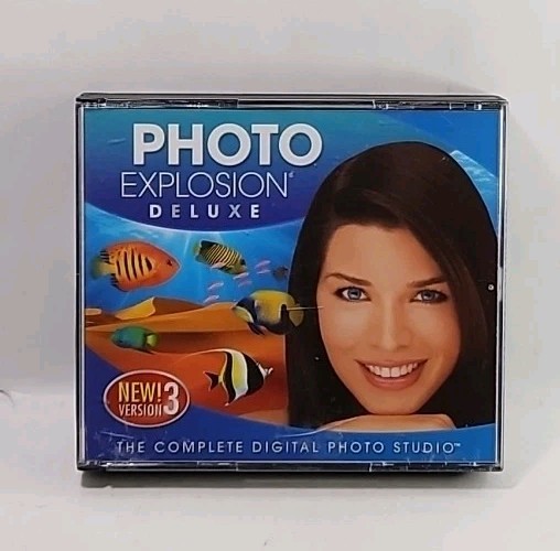 Photo Explosion Deluxe Version 3 PC CD-ROM for Windows XP/Vista 5906