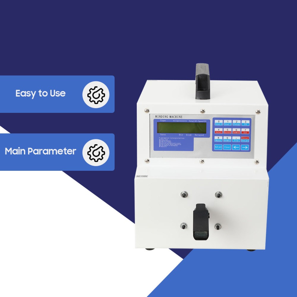 Wire Twister Automatic Wire Twisting Machine High-Speed w/LCD Display Adjustable