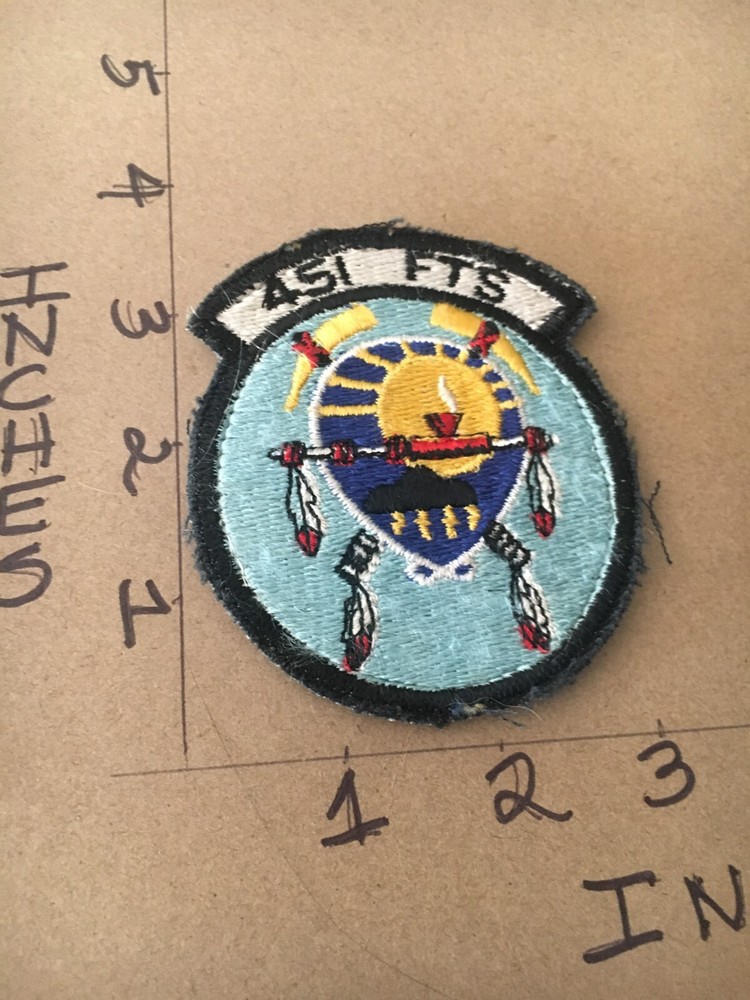 USAF 451st Fighter Training Squadron patch 6/1/25 with hook & loop