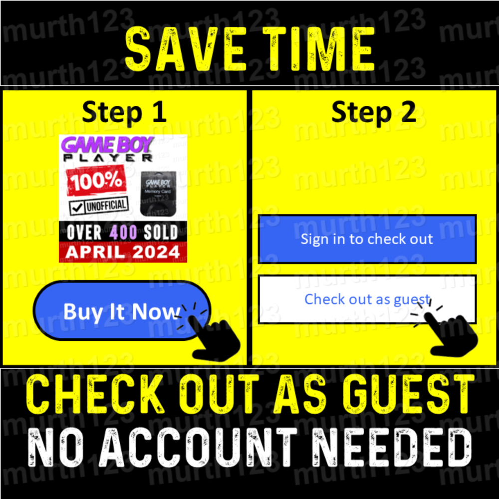 GameBoy Player GameCube Memory Card Bootable Disc Replacement