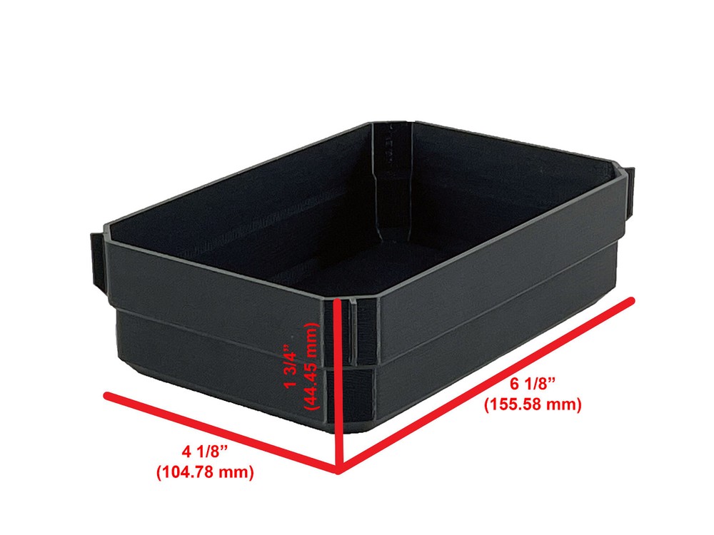 Dewalt TSTAK Single Deep Drawer Tool Organizer Box Compatible Large Cup Bin