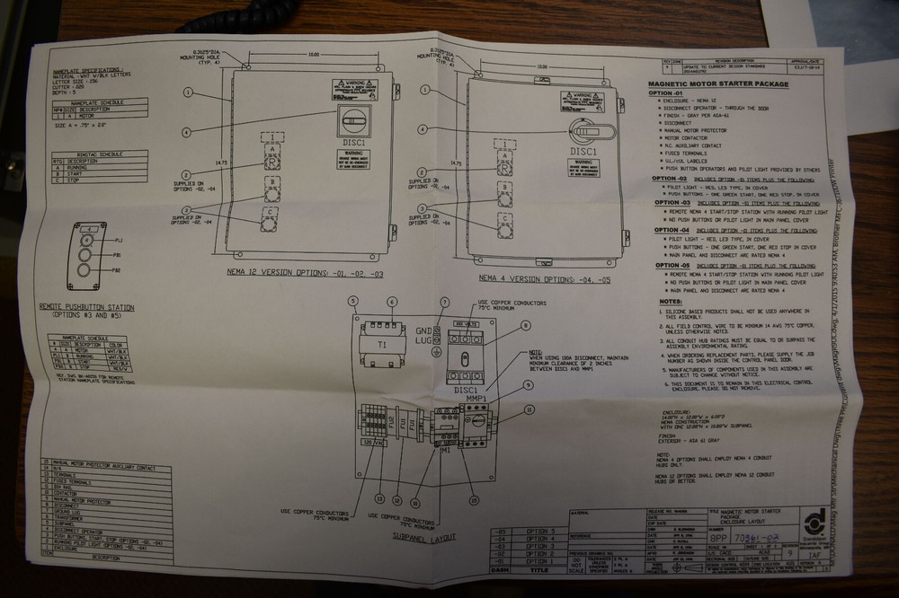 Donaldson Filtration Solutions Mag Motor Starter Package 70361-02