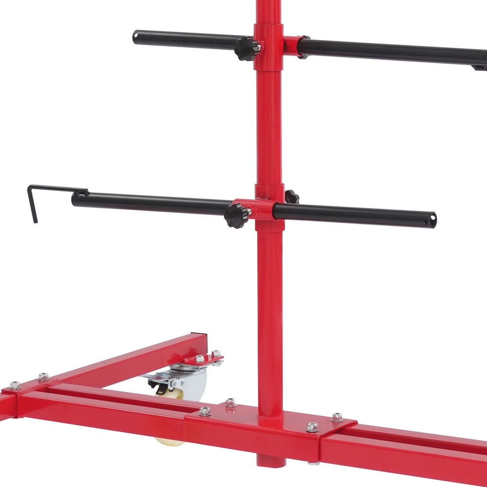 Panel Tree Paint Stand, Panel Holder, Panel Paint Stand with 6 Hooks Auto Repair