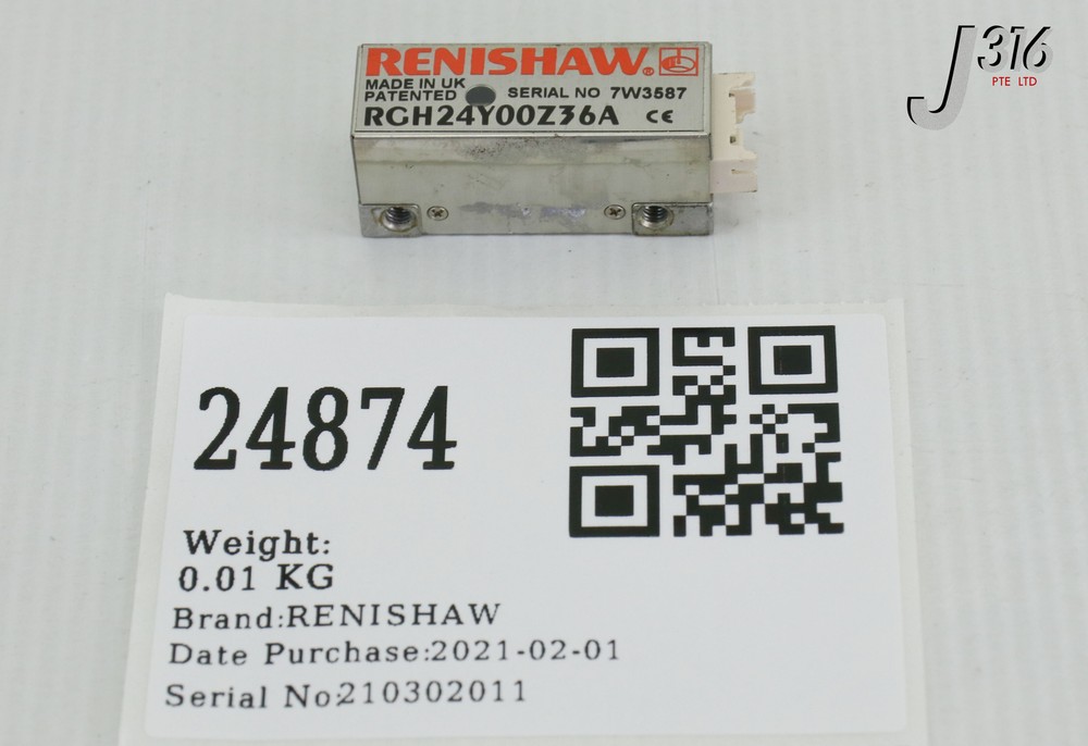 24874 RENISHAW OPTICAL LINEAR ENCODER RGH24Y00Z36A
