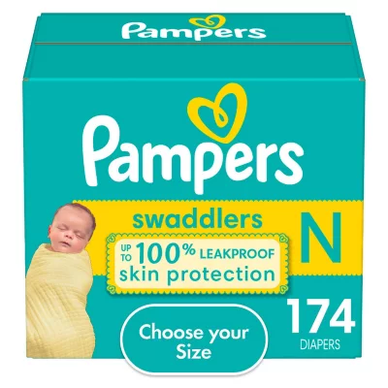 Baby Diapers, Sizes: Newborn -7