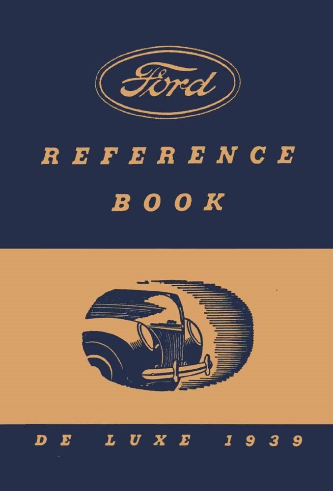 1939 Ford De Luxe Owners Manual User Guide Reference Operator Book Fuses