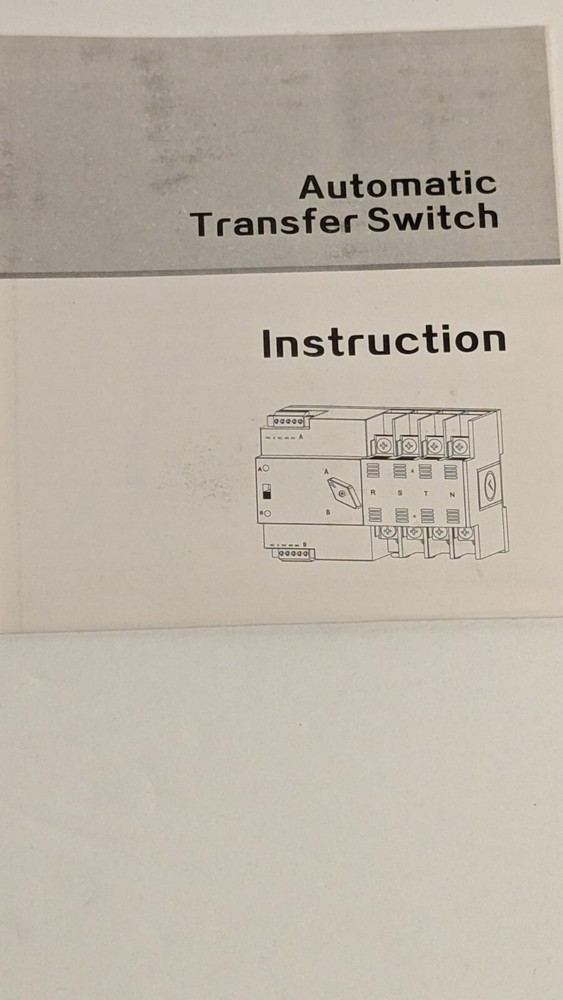 + GAEYAELE W2R -100 Mini ATS 2P Automatic Transfer Switch Electrical Switch A8 +