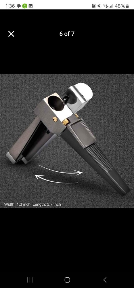 Smoking Pipe Lighter Creative Foldable Metal Lighter Pipe Combination Portable