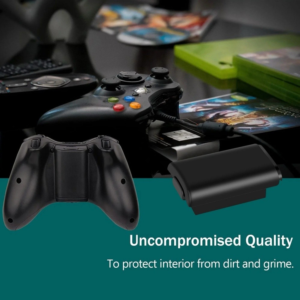 2pcs AA Battery Back Cover Case Shell Pack For Xbox 360 Wireless Controller US