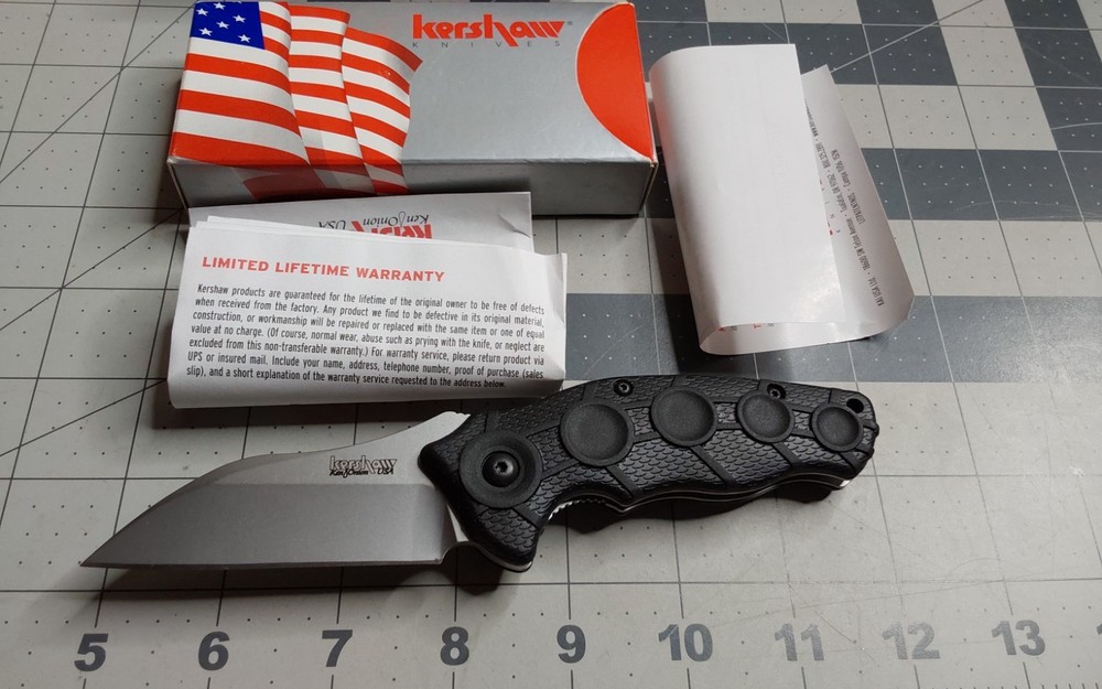 g Kershaw Single Blade Folding Knife Model 1820 Needs Work