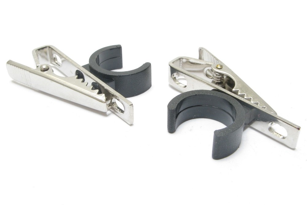 Lavalier Mic Gator Clip, 50pk