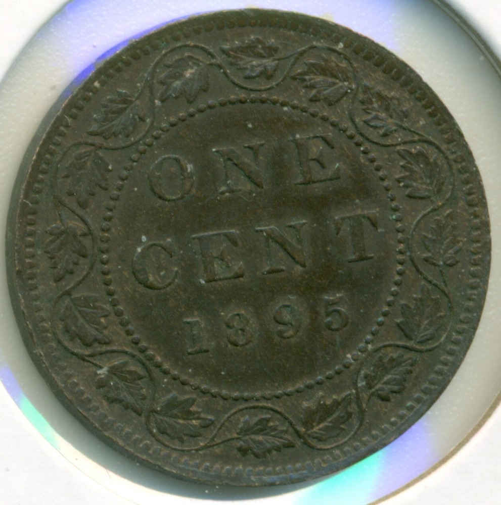 1895 CANADA LARGE CENT, EXTRA FINE, GREAT PRICE!
