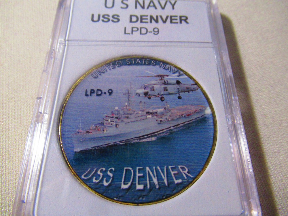 US NAVY - USS Denver (LPD-9) Challenge Coin