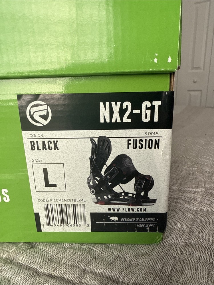 Flow Snowboard Bindings NX2-GT, Speed Entry, Size Large