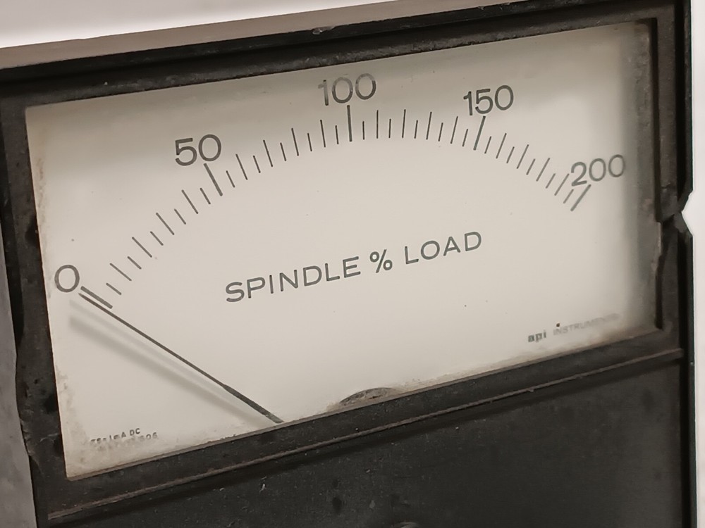 API Instruments 447-13 606 Spindle % Load Panel Meter 0-200 Range