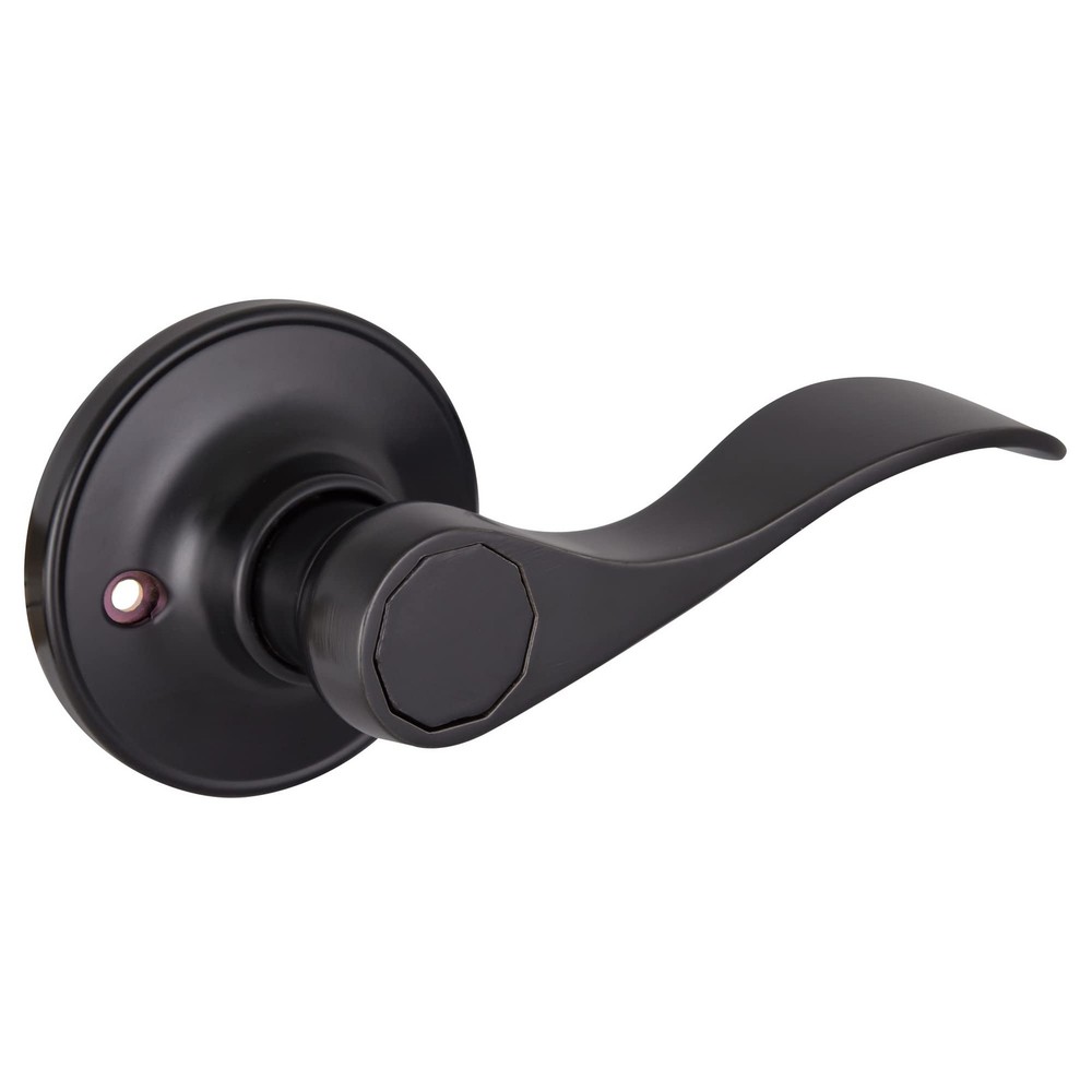 Matte Black Springdale Decorative Door Handle Fully Reversible Push Pull Func...