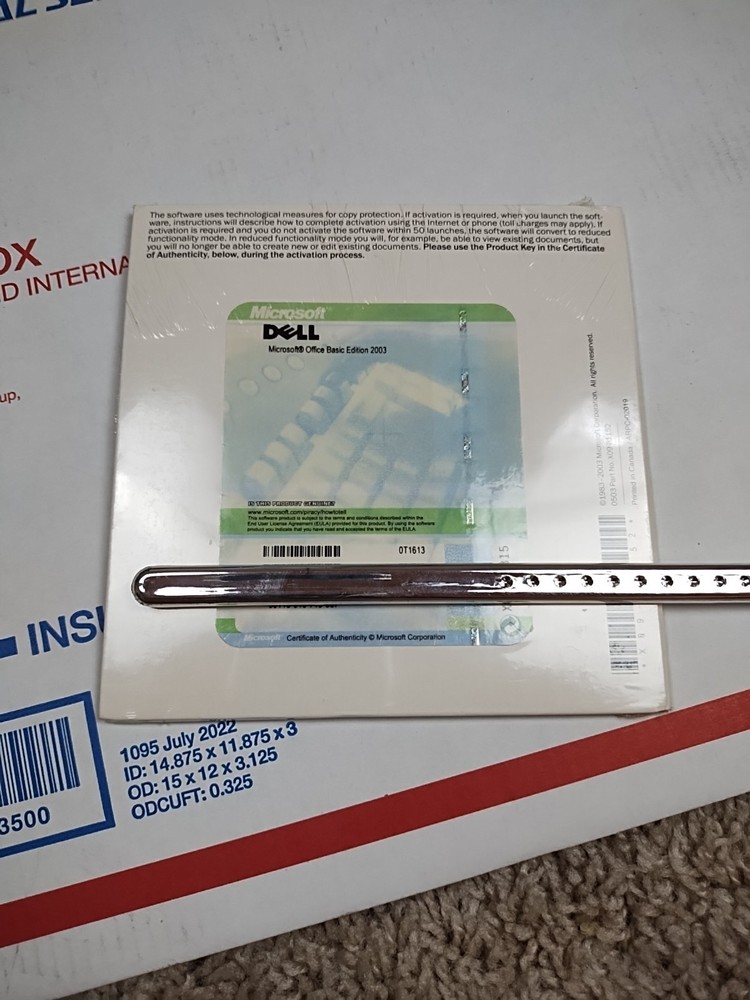 Microsoft Office 2003 Dell Basic New WORD EXCEL ACCESS POWERPOINT OUTLOOK W/ Key