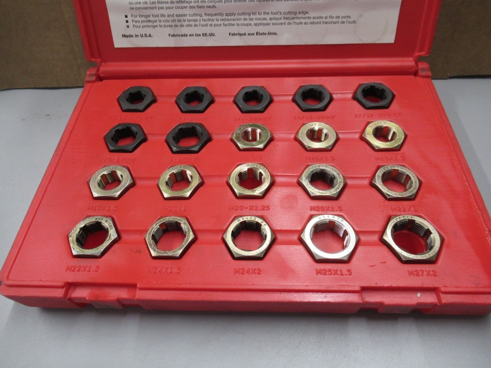 Matco Tools 20 Pc Master Spindle Rethreader Die Set SR20K USA