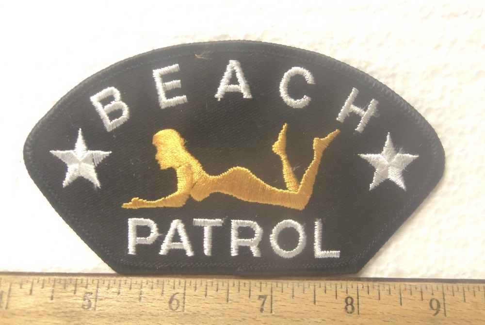 Beach Patrol Embroidered Patch