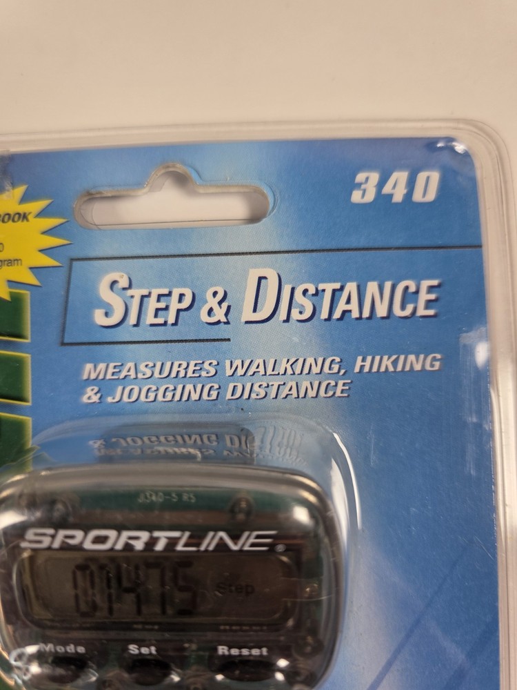 Sportline Pedometer Step & Distance Counter Basic Model 340 interchangeable face