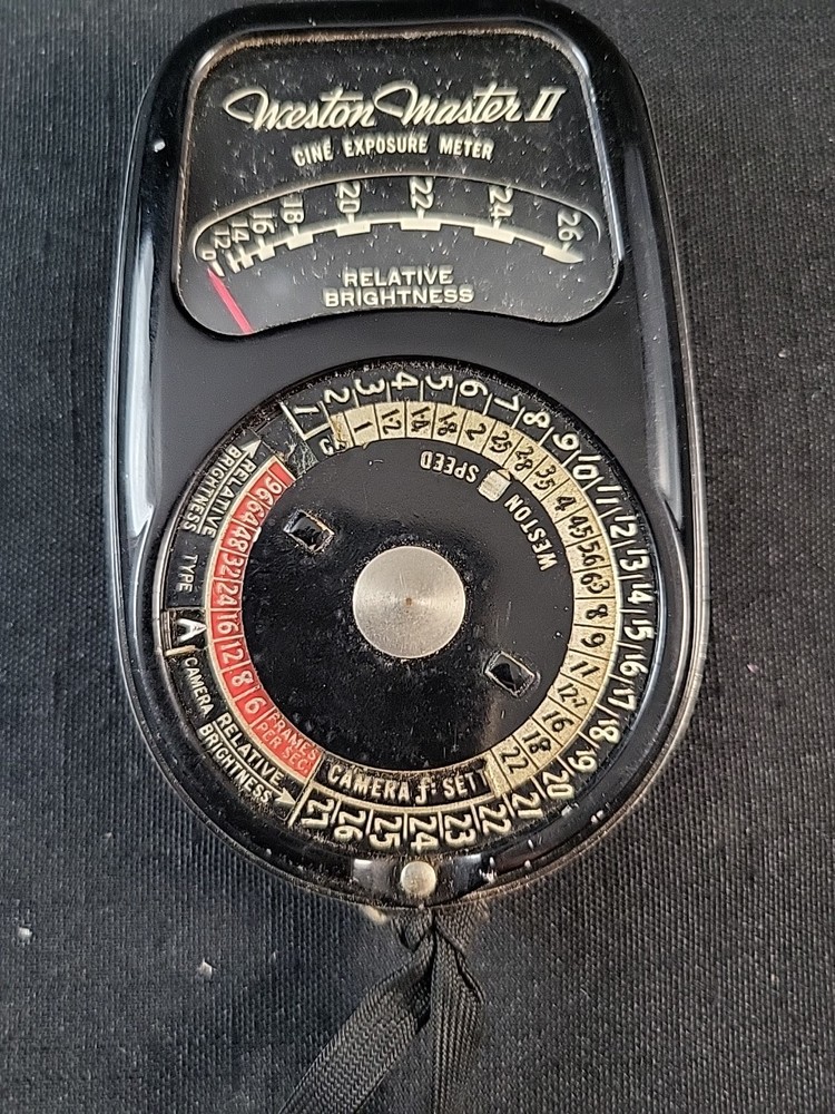 Vintage Weston Master II Cine Exposure Meter Model 736