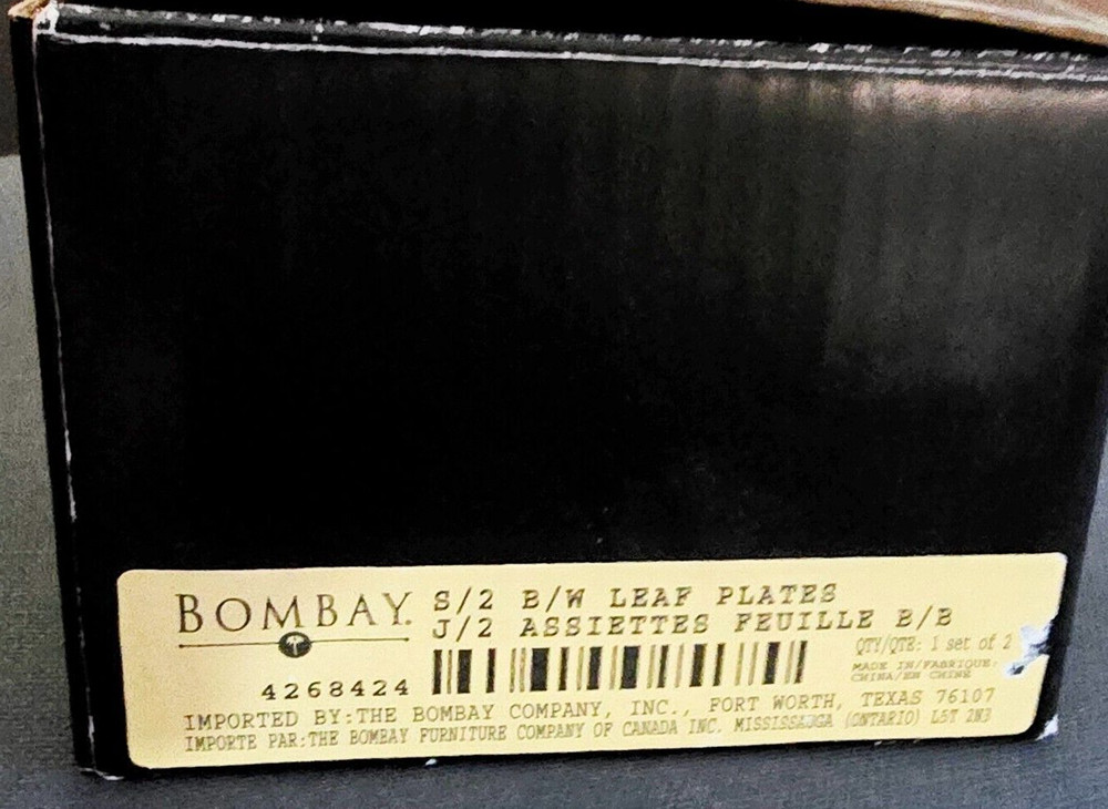 Very Nice 2pc Sushi Appetizer Dishes Bombay