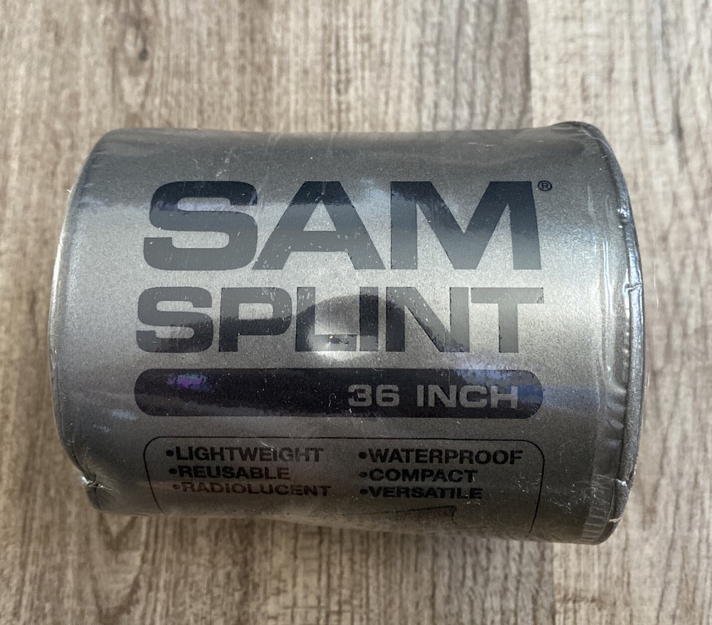 SAM Medical Splint 36" Rolled~Charcoal~NIP