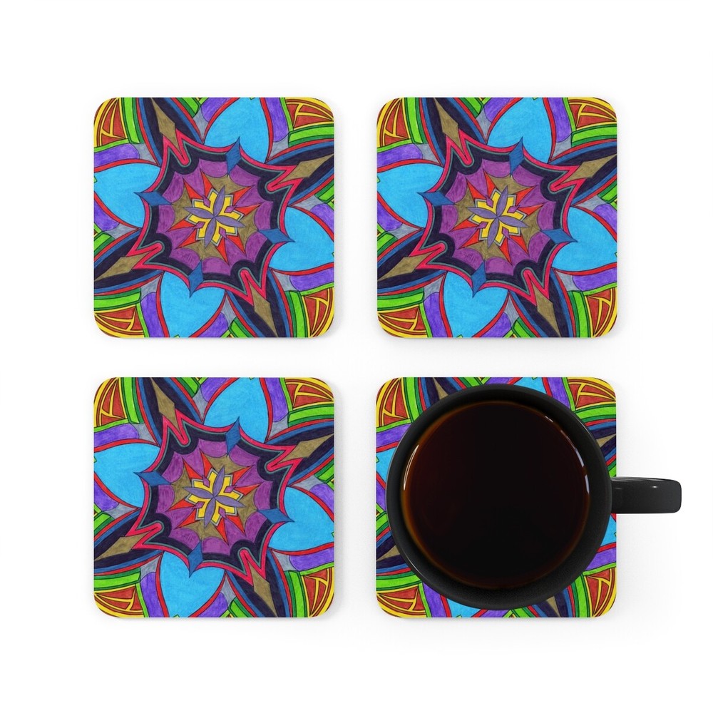 Corkwood Coaster Set