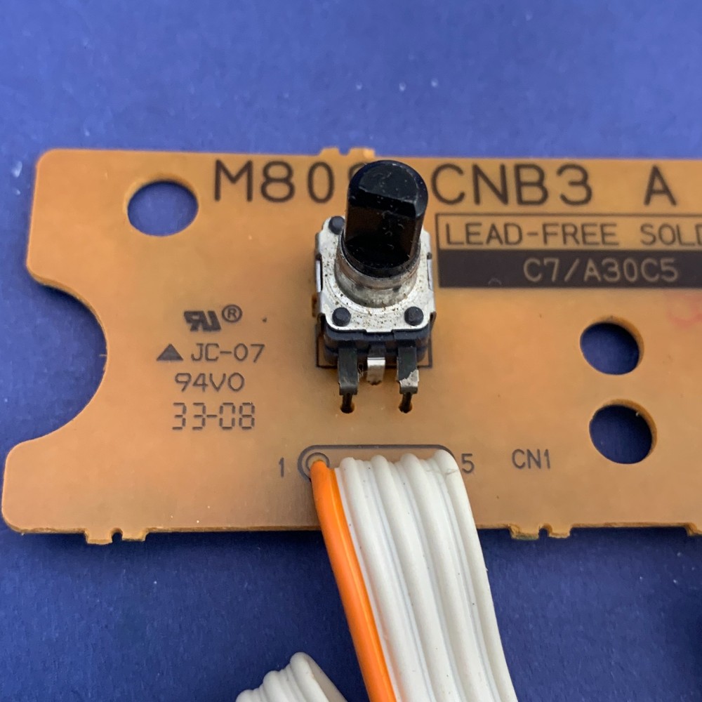 CASIO WK-200 Keyboard Replacement Part: Volume Mic Control Pot PCB Circuit Board