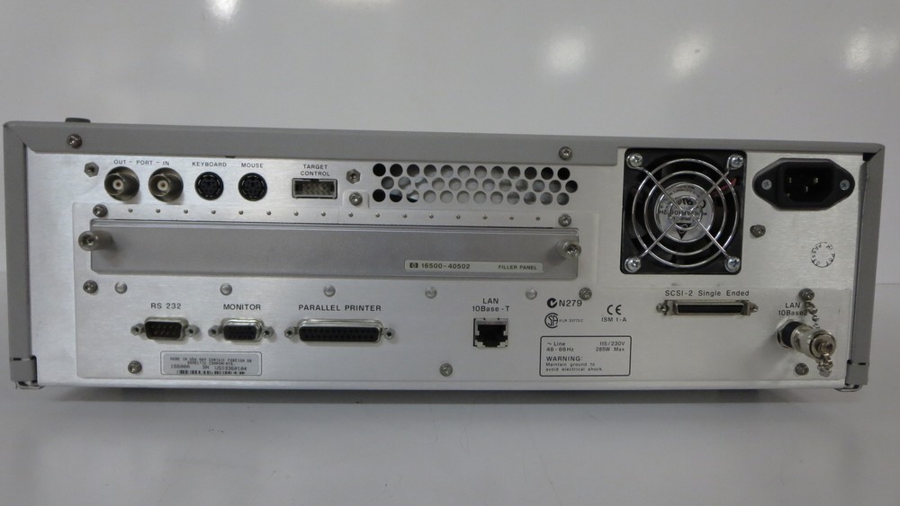 AGILENT 16600A LOGIC ANALYSIS SYSTEM