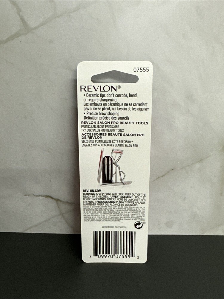 Revlon Ceramic Tip Precise Brow Shaping Slant Tweezer