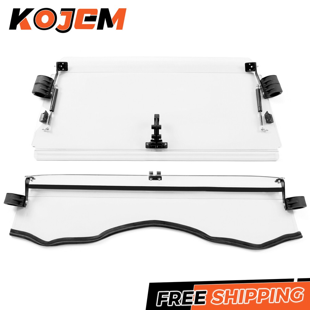 For Can-Am Scratch Resistant Full Flip Windshield 11-20 Commander 800/1000/Max