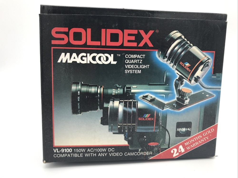 Solidex Magicool Model VL-9100 Camcorder Light