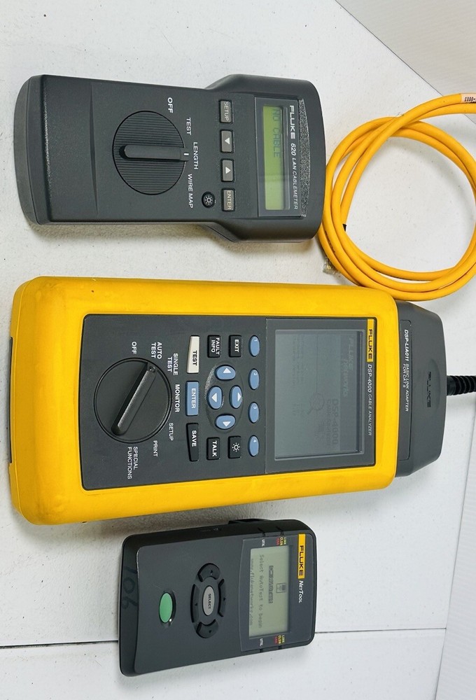 DSP-4000SR Smart Remote Fluke 4000 Cable Analyzer Kit