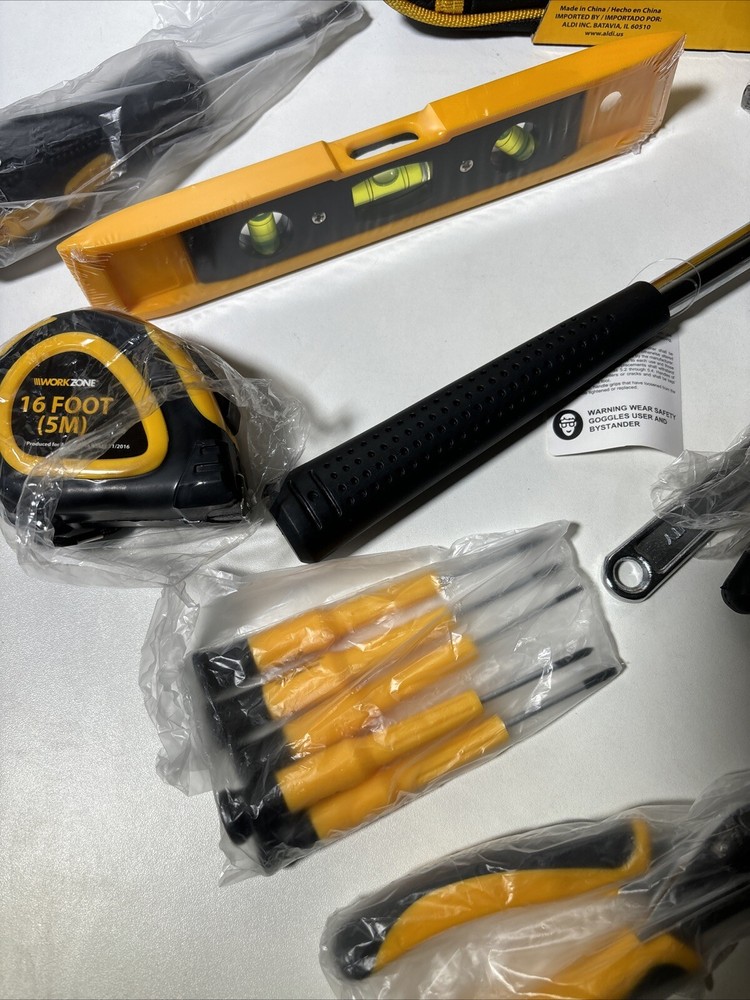 NEW Work Zone 18 Piece Tool Set.
