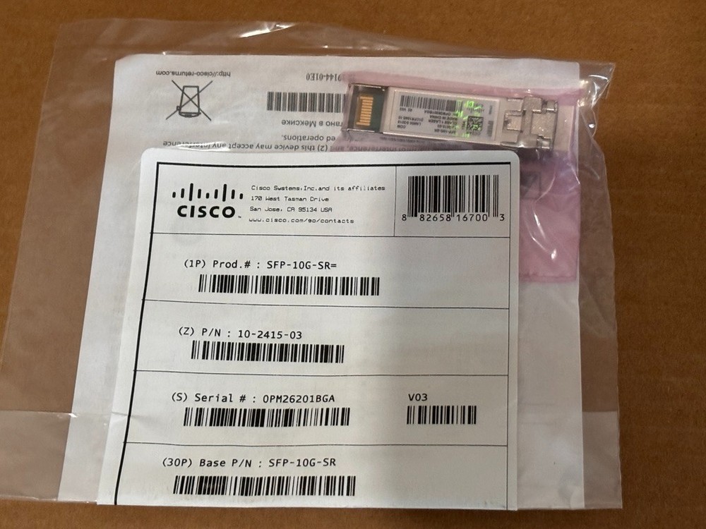 Cisco SFP-10G-SR (NEW SEALED)