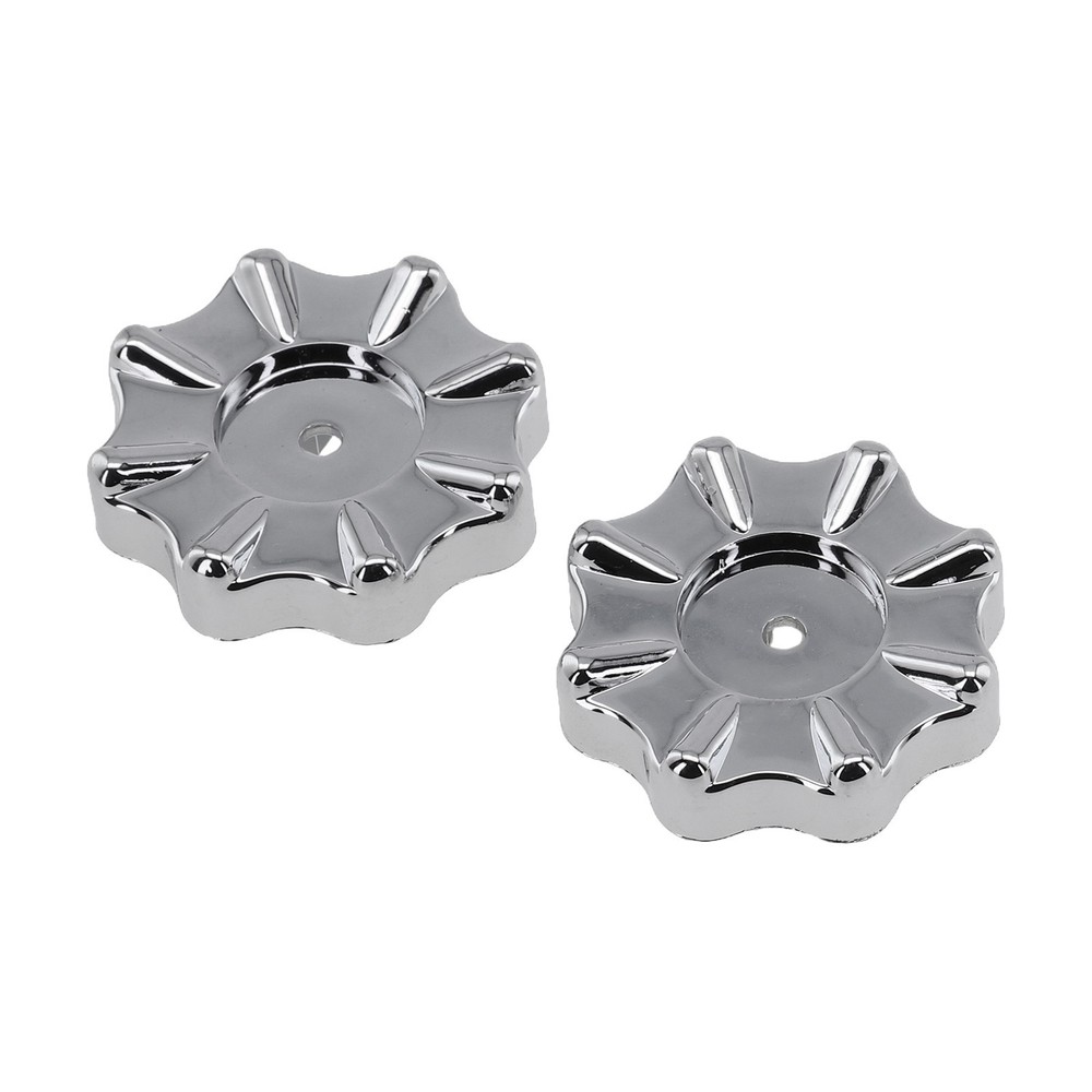 Easy to Operate Round Wheel Faucet Handle Knobs 2 Pack for Manifold Gauges