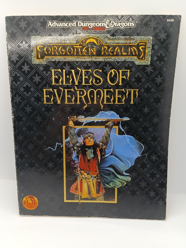AD&D 2nd Edition 1994 Forgotten Realms Elves of Evermeet.
